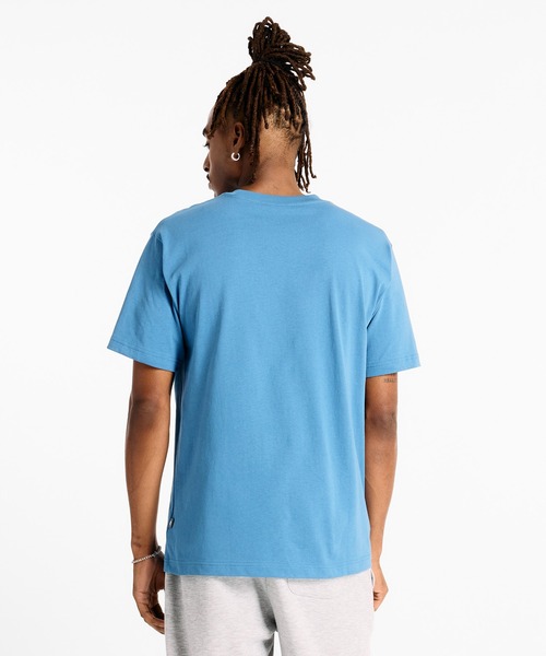 NEW BALANCE(ニューバランス)の「Athletics プレミアムロゴスウェットショートスリーブTシャツ(Tシャツ/カットソー・メンズ・ブルー・XX-LARGE/X-LARGE/LARGE/MEDIUM/SMALL)」の3枚目の写真
