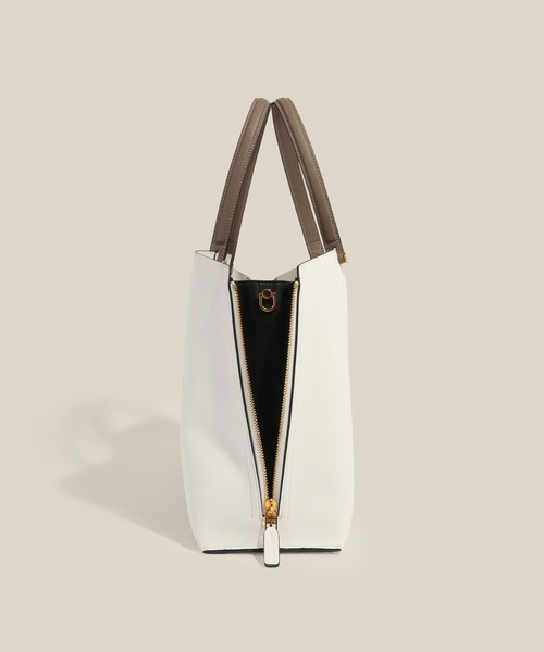 E'POR（エポール）の「【E'POR】Y BAG Medium+【WEB限定/一部店舗限定】【通勤】【A4/PC対応】（トートバッグ・レディース・ベージュ/ダークブラウン/ブルー系その他4/ブラック/キナリ/グリーン系その他2/ホワイト系その他/グレー・FREE）」の13枚目の写真