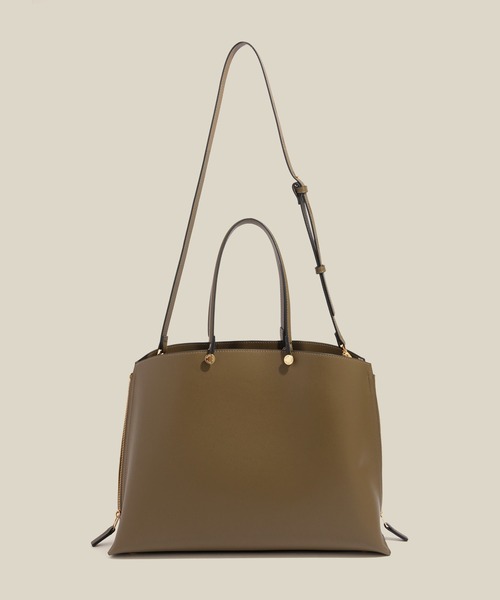 E'POR（エポール）の「【E'POR】Y BAG Medium+【WEB限定/一部店舗限定】【通勤】【A4/PC対応】（トートバッグ・レディース・ベージュ/ダークブラウン/ブルー系その他4/ブラック/キナリ/グリーン系その他2/ホワイト系その他/グレー・FREE）」の21枚目の写真