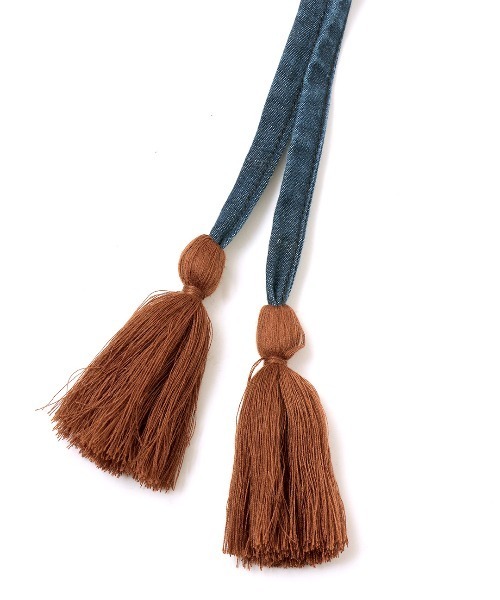 チチカカ(チチカカ)の「Rico ライトデニムペイズリー刺繍スカート(デニムスカート・レディース・ブルー/インディゴブルー・FREE)」の11枚目の写真