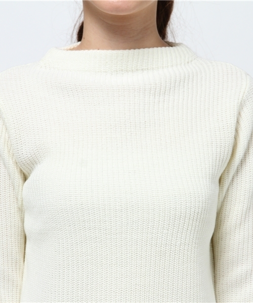 earth music&ecology（アースミュージックアンドエコロジー）の「ボトルネックニットプルオーバー（ニット/セーター・レディース・レンガ/キャメル/モスグリーン/アイボリー/ピンクベージュ/ネイビー・FREE）」の13枚目の写真