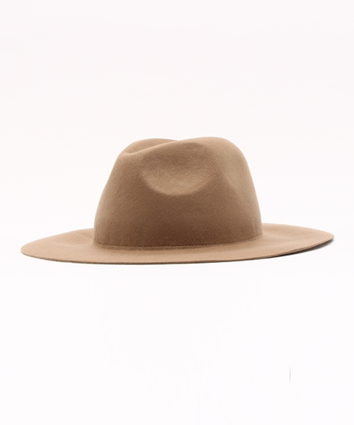 LAGUNAMOON（ラグナムーン）の「MinimalフェルトHAT（ハット・レディース・ブラック/ブラウン/ベージュ/グレー・FREE）」の4枚目の写真