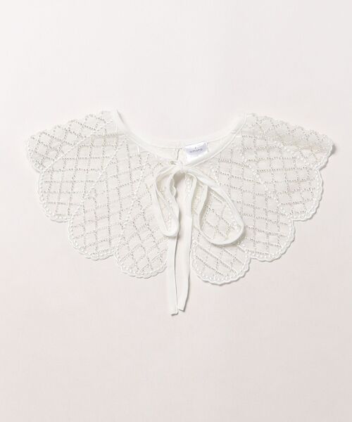 aimoha（アイモハ）の「レース付け襟（付け襟・レディース・ホワイト/ブラック・FREE）」の2枚目の写真