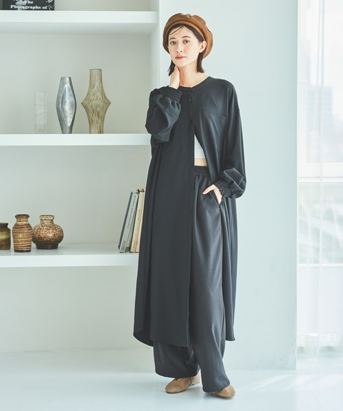 LAKOLE(ラコレ)の「【セットアップ対応/多機能ウェア】サップVTGイージーパンツ / 291642(その他パンツ・レディース・チャコールグレー/グレー/ライトベージュ/ブラック/ブラウン・MEDIUM/LARGE)」の8枚目の写真