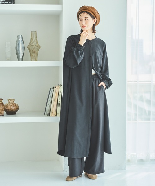 LAKOLE(ラコレ)の「【セットアップ対応/多機能ウェア】サップVTGイージーパンツ / 291642(その他パンツ・レディース・チャコールグレー/グレー/ライトベージュ/ブラック/ブラウン・MEDIUM/LARGE)」の9枚目の写真