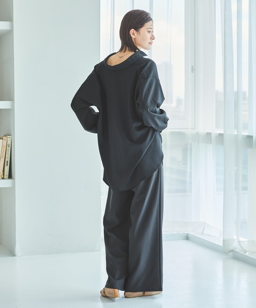 LAKOLE(ラコレ)の「【セットアップ対応/多機能ウェア】サップVTGイージーパンツ / 291642(その他パンツ・レディース・チャコールグレー/グレー/ライトベージュ/ブラック/ブラウン・MEDIUM/LARGE)」の18枚目の写真