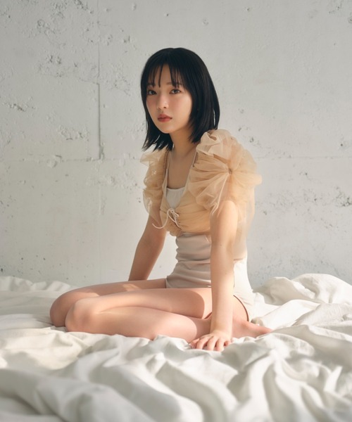 SNIDEL(スナイデル)の「【Chacott】レースボディスーツ(その他トップス・レディース・サックスブルー/ライトベージュ/その他・FREE)」の2枚目の写真