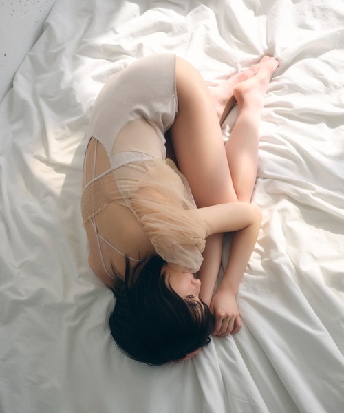 SNIDEL(スナイデル)の「【Chacott】レースボディスーツ(その他トップス・レディース・サックスブルー/ライトベージュ/その他・FREE)」の4枚目の写真