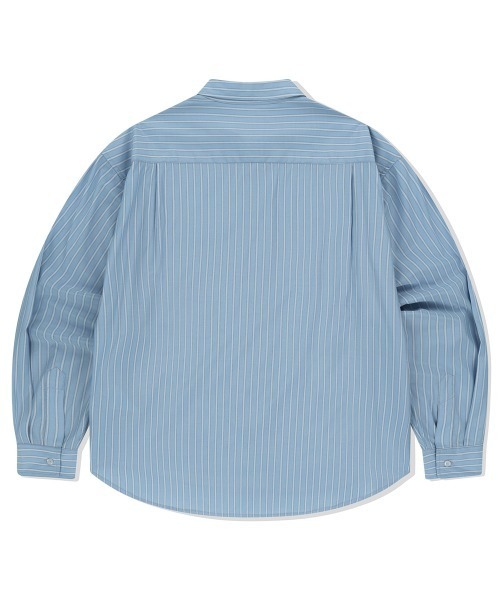 ブラウス シャツ 「mahagrid/マハグリッド」 COMFORT STRIPE SHIRT/ストライプシャツ レディース メンズ mahagrid/マハグリッド』 COMFORT STRIPE SHIRT/ストライプ
