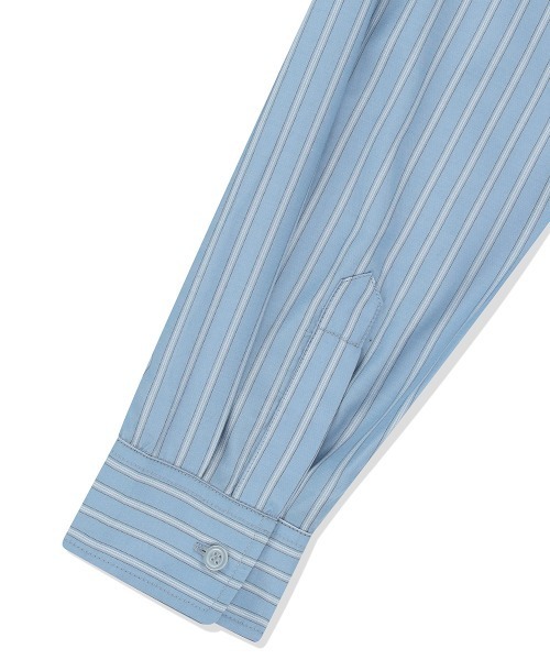 mahagrid/マハグリッド』 COMFORT STRIPE SHIRT/ストライプ