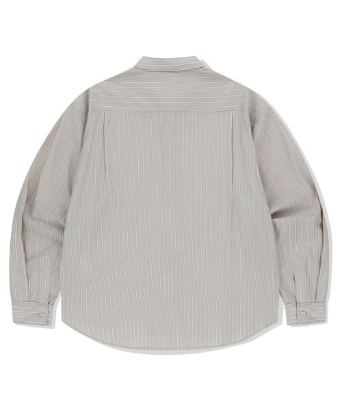 ブラウス シャツ 「mahagrid/マハグリッド」 COMFORT STRIPE SHIRT/ストライプシャツ レディース メンズ mahagrid/マハグリッド』 COMFORT STRIPE SHIRT/ストライプ