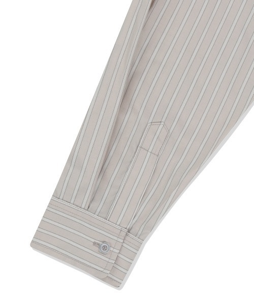 ブラウス シャツ 「mahagrid/マハグリッド」 COMFORT STRIPE SHIRT/ストライプシャツ レディース メンズ mahagrid/マハグリッド』 COMFORT STRIPE SHIRT/ストライプ
