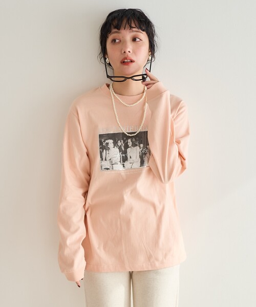新品　未開封　Toshl キャッToshlTシャツ　ピンク　フリーサイズ かしましTシャツ（トロピカルピンク） Regular Fit T-Shirt by