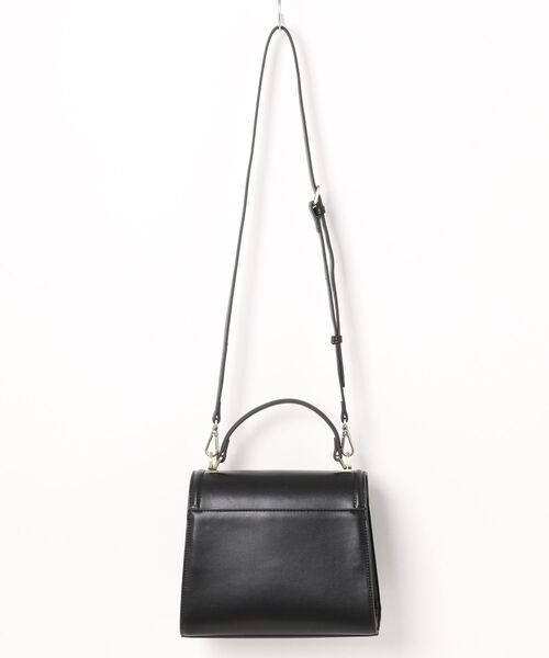 m.f.editorial（エムエフエディトリアル）の「【2way】m.f.エディトリアル レディース 角ひねり金具付き 2WAYハンドバッグ（ハンドバッグ・レディース・ブラウン/ブラック・FREE）」の3枚目の写真