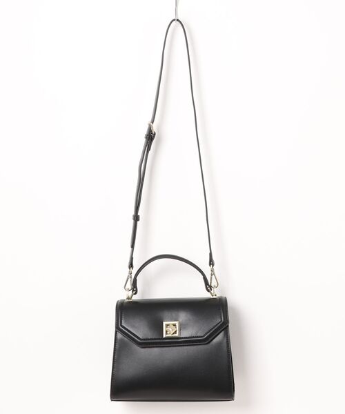 m.f.editorial（エムエフエディトリアル）の「【2way】m.f.エディトリアル レディース 角ひねり金具付き 2WAYハンドバッグ（ハンドバッグ・レディース・ブラウン/ブラック・FREE）」の19枚目の写真