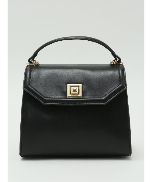 m.f.editorial（エムエフエディトリアル）の「【2way】m.f.エディトリアル レディース 角ひねり金具付き 2WAYハンドバッグ（ハンドバッグ・レディース・ブラウン/ブラック・FREE）」の20枚目の写真