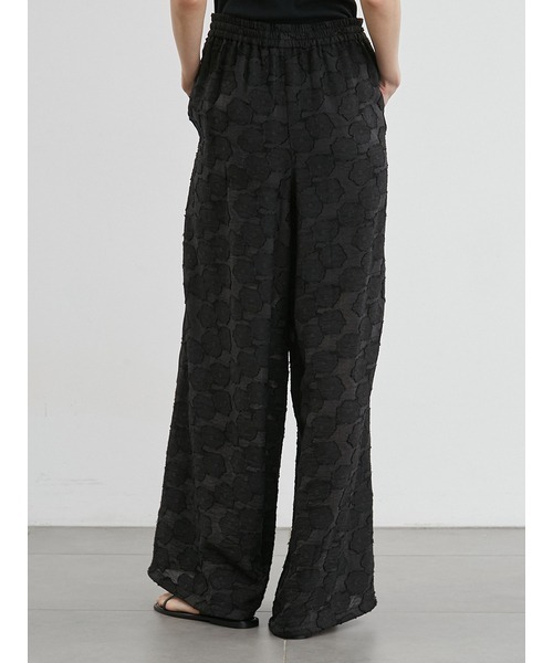 styling/（スタイリング）の「カットジャガードワイドパンツ（その他パンツ・レディース・ベージュ/ブラック・1/0）」の10枚目の写真