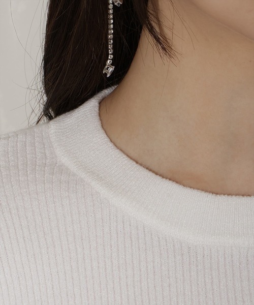 WILLSELECTION(ウィルセレクション)の「袖リボンボトルネックニット(ニット/セーター・レディース・オフホワイト/オレンジ/ピンク/ブラック・FREE)」の8枚目の写真