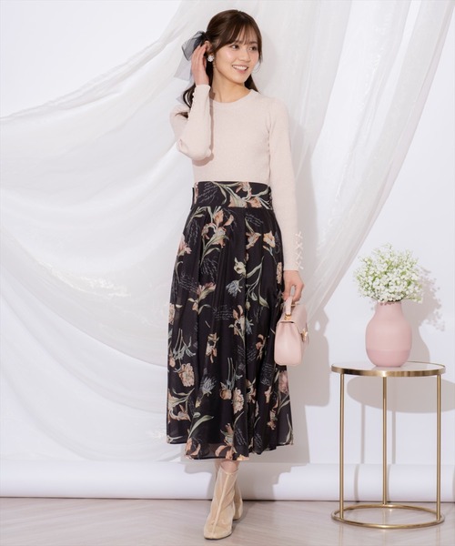 WILLSELECTION(ウィルセレクション)の「袖リボンボトルネックニット(ニット/セーター・レディース・オフホワイト/オレンジ/ピンク/ブラック・FREE)」の22枚目の写真