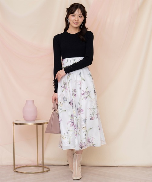 WILLSELECTION(ウィルセレクション)の「袖リボンボトルネックニット(ニット/セーター・レディース・オフホワイト/オレンジ/ピンク/ブラック・FREE)」の13枚目の写真