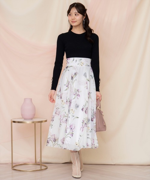 WILLSELECTION(ウィルセレクション)の「袖リボンボトルネックニット(ニット/セーター・レディース・オフホワイト/オレンジ/ピンク/ブラック・FREE)」の19枚目の写真