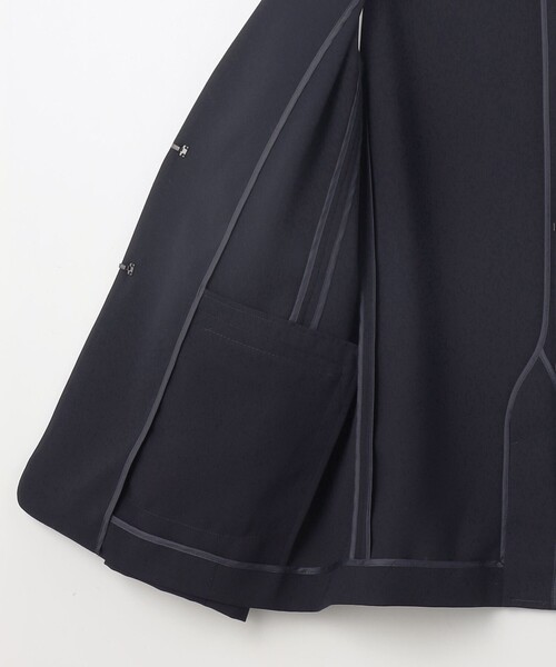 ライトストレッチノーカラー ジャケット（ノーカラージャケット