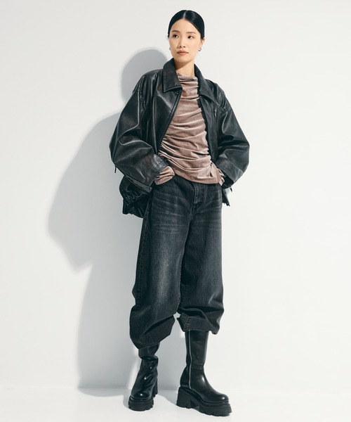 STUDIOUSストゥディオス ブルゾン DOUBLE CLOTH ZIP BLOUSON | STUDIOUS