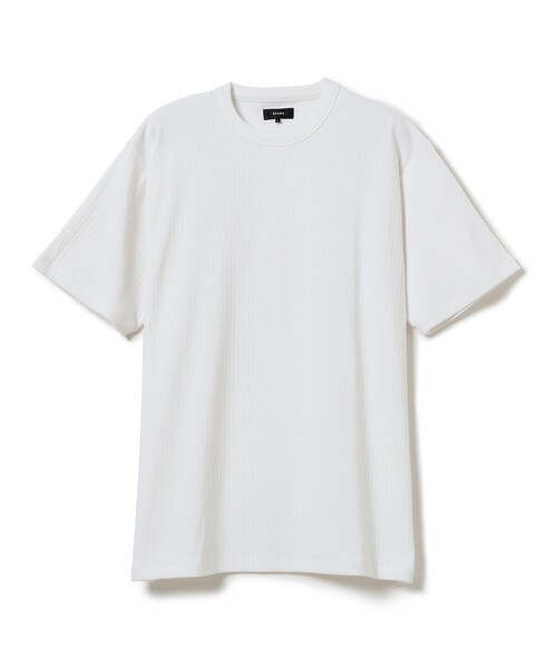 BEAMS（ビームス）の「BEAMS / テレコ Tシャツ（Tシャツ/カットソー・メンズ・ホワイト/ブラック・L/M/S/XL）」の3枚目の写真