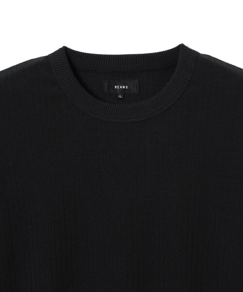 BEAMS（ビームス）の「BEAMS / テレコ Tシャツ（Tシャツ/カットソー・メンズ・ホワイト/ブラック・L/M/S/XL）」の14枚目の写真