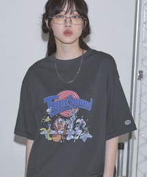 Buyer's Select/DISCUS×Spacejam/LOONEY TUNES DISCUS×GREMLINS クルーネック半袖ピグメントTシャツ
