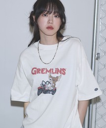 Buyer's Select/DISCUS×Spacejam/LOONEY TUNES DISCUS×GREMLINS クルーネック半袖ピグメントTシャツ