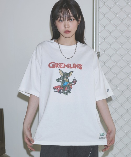 DISCUS(ディスカス)の「Buyer's Select/DISCUS×Spacejam/LOONEY TUNES DISCUS×GREMLINS クルーネック半袖ピグメントTシャツ(Tシャツ/カットソー・メンズ・ホワイト系その他/ブラック系1/ホワイト系1/ホワイト系2/ブラック系その他2/ホワイト系その他2/ブラック系その他/ブラック系2・M/L)」の3枚目の写真