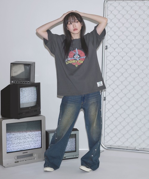 DISCUS(ディスカス)の「Buyer's Select/DISCUS×Spacejam/LOONEY TUNES DISCUS×GREMLINS クルーネック半袖ピグメントTシャツ(Tシャツ/カットソー・メンズ・ホワイト系その他/ブラック系1/ホワイト系1/ホワイト系2/ブラック系その他2/ホワイト系その他2/ブラック系その他/ブラック系2・M/L)」の16枚目の写真