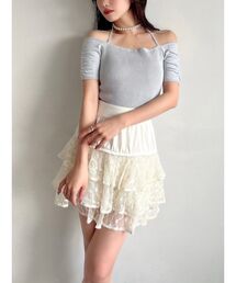 RESEXXY | パールチョーカーニットトップス(ニット/セーター)