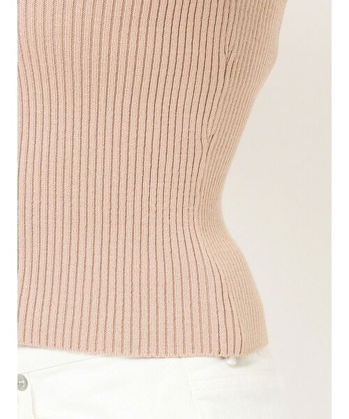 RESEXXY（リゼクシー）の「パールチョーカーニットトップス（ニット/セーター・レディース・ピンク/ブルー/ブラック・FREE）」の22枚目の写真