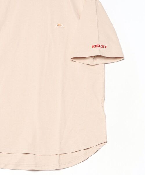 KELTY(ケルティ)の「ラウンド ヘム S/S ティーシャツ(Tシャツ/カットソー・レディース・ブラック/ヘザーグレー/ベージュ/ホワイト/ネイビー・FREE)」の7枚目の写真