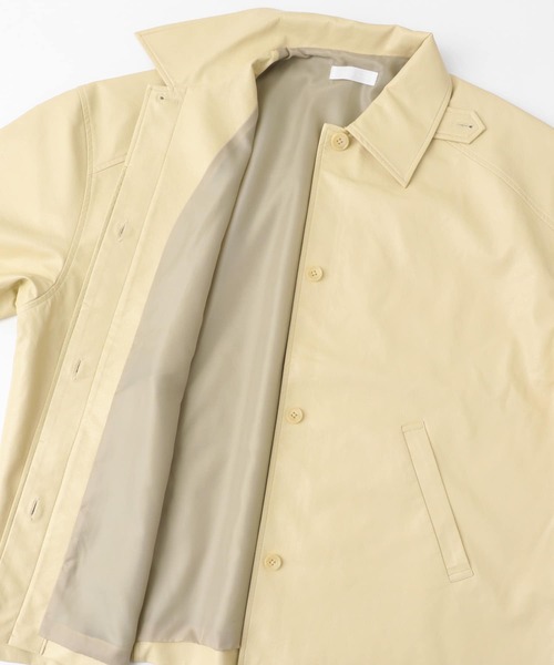 SENSE OF PLACE by URBAN RESEARCH(センスオブプレイスバイアーバンリサーチ)の「ラスタースキンジャケット(その他アウター・レディース・ベージュ/ブラック・ONE)」の10枚目の写真