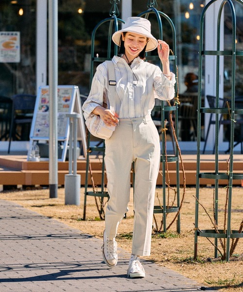 FOUND GOOD（ファウンドグッド）の「ハイパーストレッチスリムP（その他パンツ・レディース・ブラック/ベージュ/ネイビー/グレー系/ブルー系5/アイボリー・L/S/M/XL）」の14枚目の写真