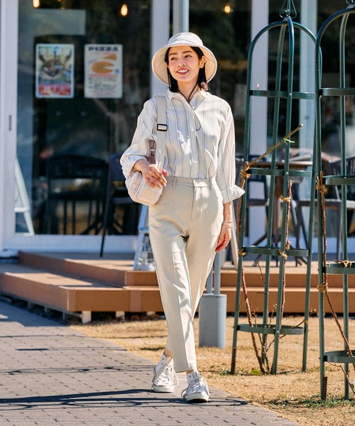 FOUND GOOD（ファウンドグッド）の「ハイパーストレッチスリムP（その他パンツ・レディース・ブラック/ベージュ/ネイビー/グレー系/ブルー系5/アイボリー・L/S/M/XL）」の15枚目の写真