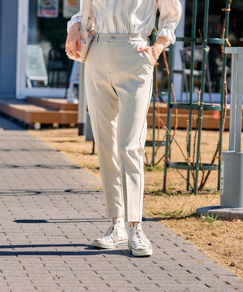 FOUND GOOD（ファウンドグッド）の「ハイパーストレッチスリムP（その他パンツ・レディース・ブラック/ベージュ/ネイビー/グレー系/ブルー系5/アイボリー・L/S/M/XL）」の18枚目の写真