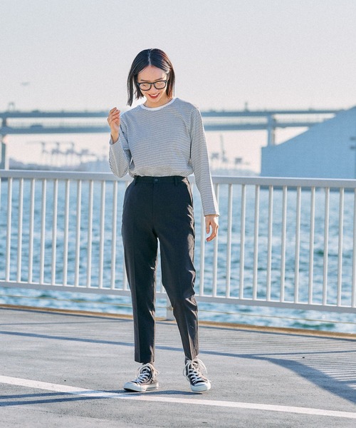 FOUND GOOD（ファウンドグッド）の「ハイパーストレッチスリムP（その他パンツ・レディース・ブラック/ベージュ/ネイビー/グレー系/ブルー系5/アイボリー・L/S/M/XL）」の21枚目の写真