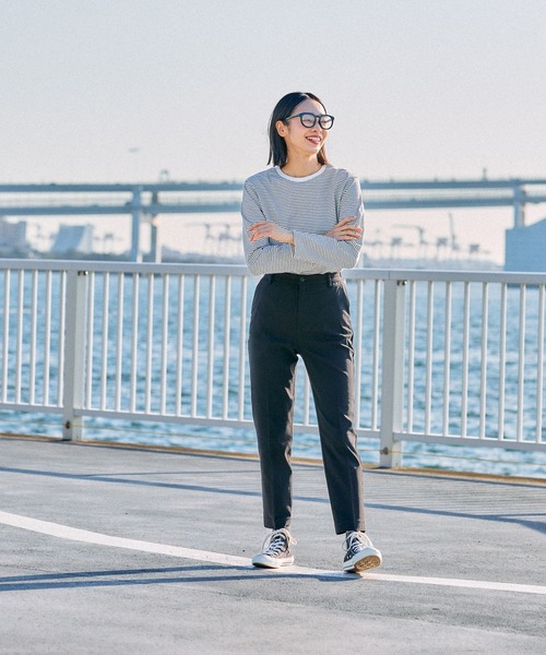 FOUND GOOD（ファウンドグッド）の「ハイパーストレッチスリムP（その他パンツ・レディース・ブラック/ベージュ/ネイビー/グレー系/ブルー系5/アイボリー・L/S/M/XL）」の22枚目の写真