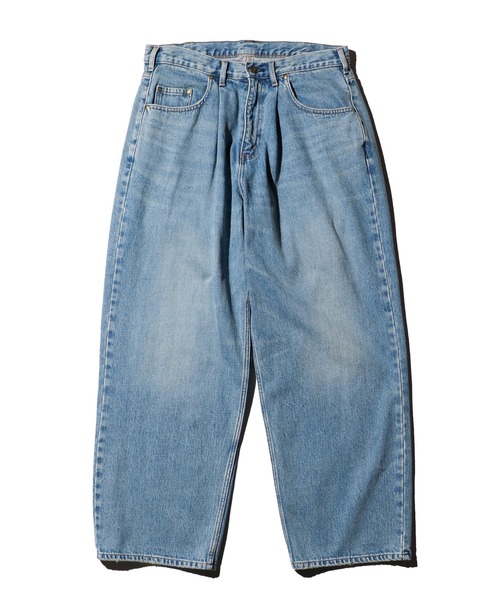 GUNG HO(ガンホー)の「GUNG HO / ガンホー DENIM BAGGY PANTS バギーデニムパンツ ユーズド加工 ケミカルウォッシュ(デニムパンツ・メンズ・ライトブルー/ブラック系その他/ブルー/ブラック・X-LARGE/MEDIUM/LARGE/SMALL/X-SMALL)」の22枚目の写真