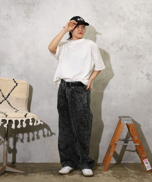 セール】GUNG HO / ガンホー DENIM BAGGY PANTS バギーデニムパンツ