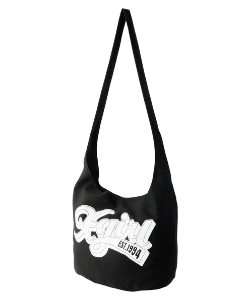 X-girl（エックスガール）の「OLD CURSIVE LOGO HOBO BAG（ショルダーバッグ・レディース・ブラック/ピンク・ONE SIZE）」の10枚目の写真