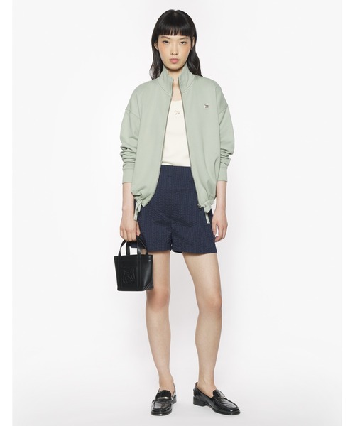 Maison Kitsune(メゾンキツネ)の「BABY FOX PATCH ZIPPED BLOUSON(その他アウター・レディース・ブラック/モスグリーン・XS/S/M/L/XL)」の8枚目の写真