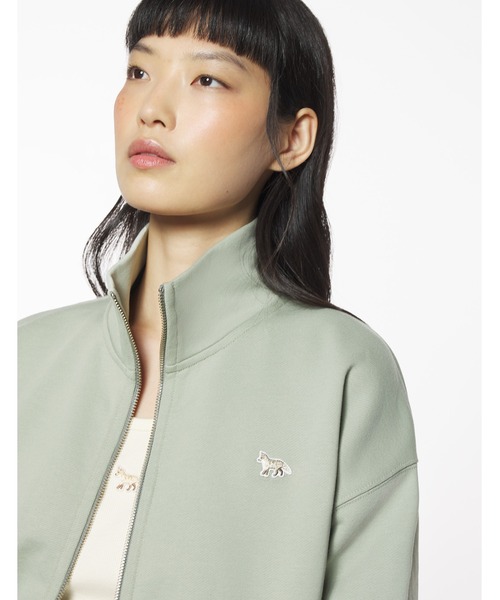 Maison Kitsune(メゾンキツネ)の「BABY FOX PATCH ZIPPED BLOUSON(その他アウター・レディース・ブラック/モスグリーン・XS/S/M/L/XL)」の11枚目の写真