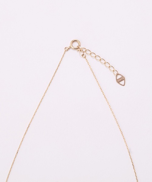JUPITER(ジュピター)の「【K10】トリリアント一粒ダイヤモンドネックレス<動画あり>/0.06ct/37+3cm(ネックレス・レディース・ゴールド・FREE)」の3枚目の写真