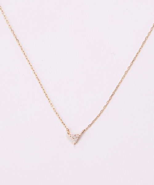 JUPITER(ジュピター)の「【K10】トリリアント一粒ダイヤモンドネックレス<動画あり>/0.06ct/37+3cm(ネックレス・レディース・ゴールド・FREE)」の13枚目の写真