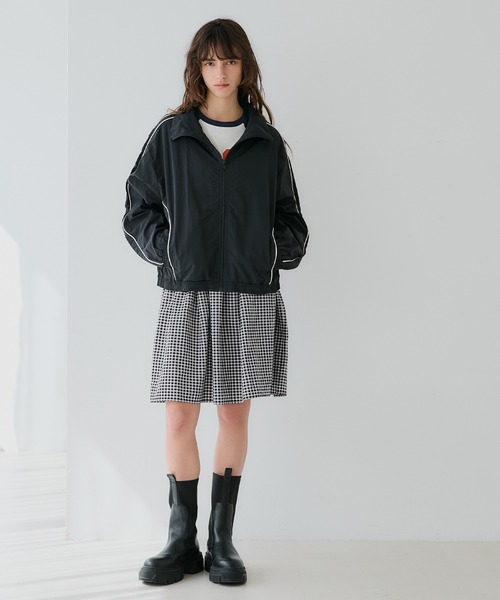 coca（coca）（コカ）の「【WEB限定セール】2way ギンガムチェックベアトップス（チューブトップ・レディース・ブラック・ONE SIZE）」の6枚目の写真